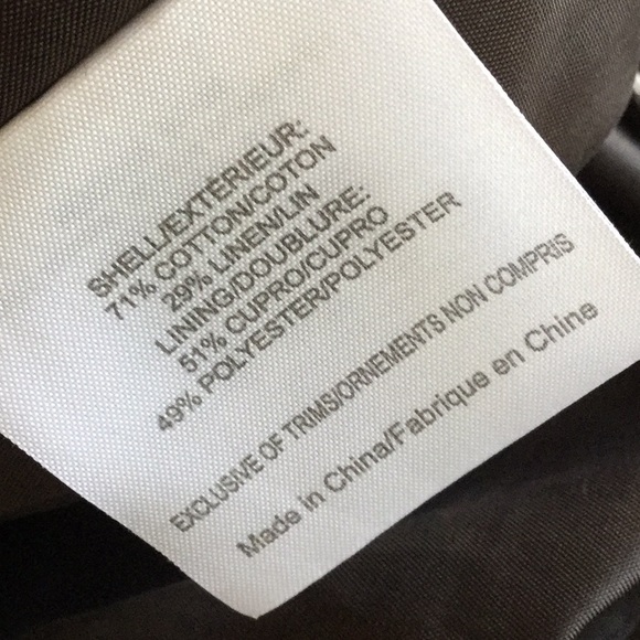 Tory Burch cotton Linen shift dress sz 14 brown - Picture 7 of 8